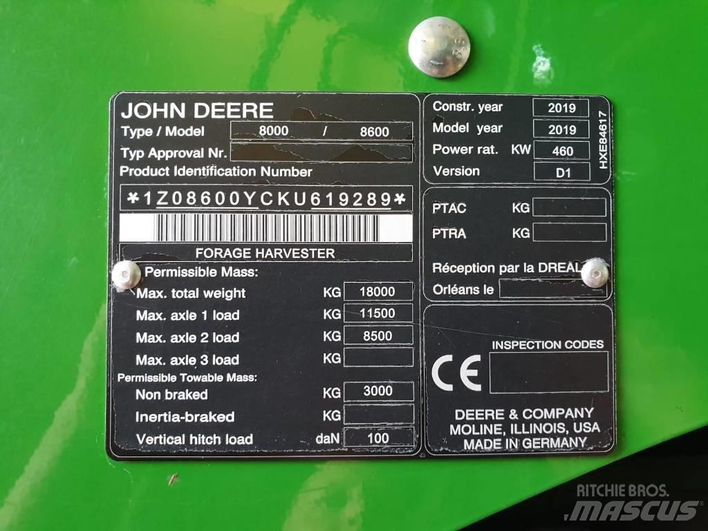John Deere 8600I Ensileuse occasion
