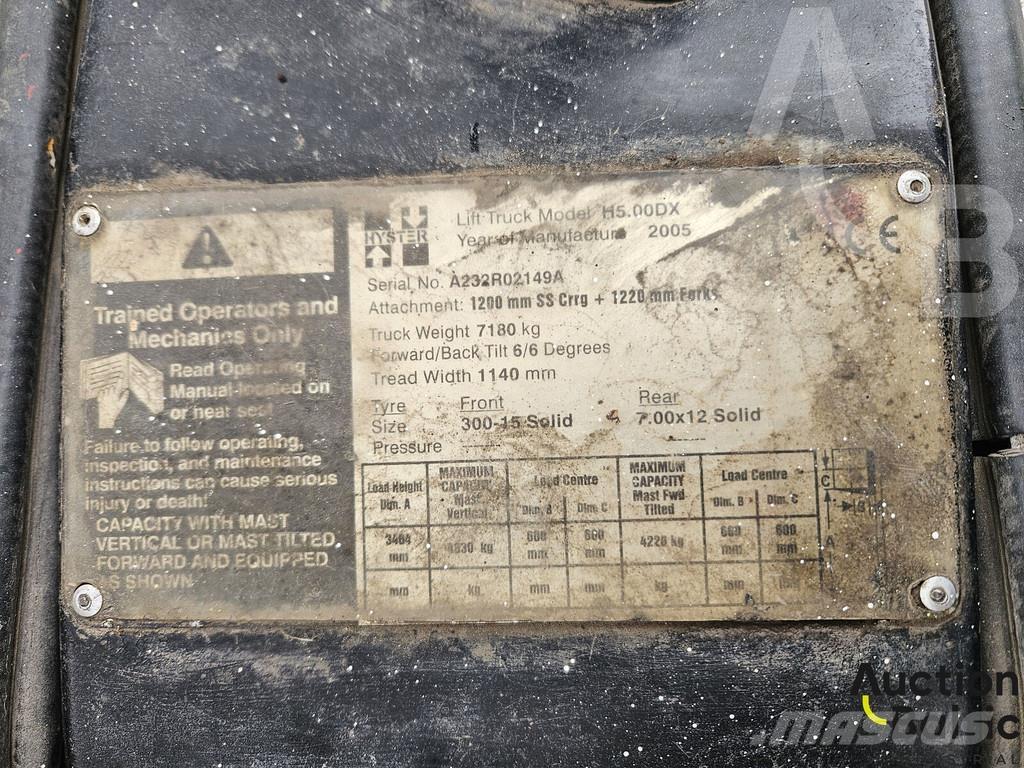 Hyster H5.00DX Chariots diesel