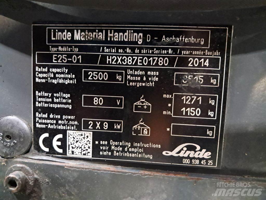 Linde E25-01 Chariots élévateurs électriques