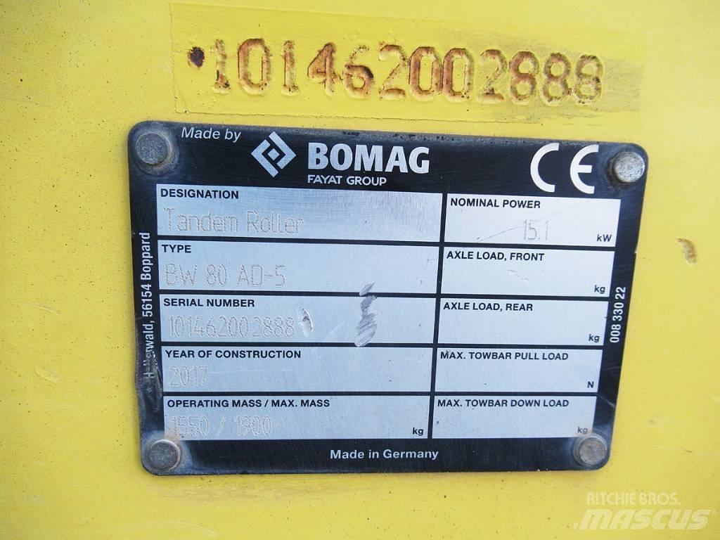 Bomag BW 80 AD-5 Rouleaux tandem