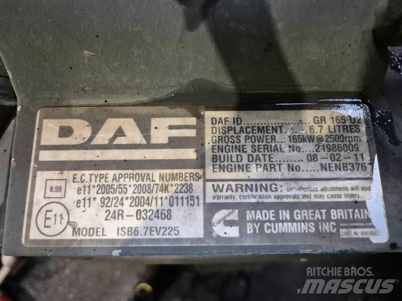 DAF GR165U2 Moteur