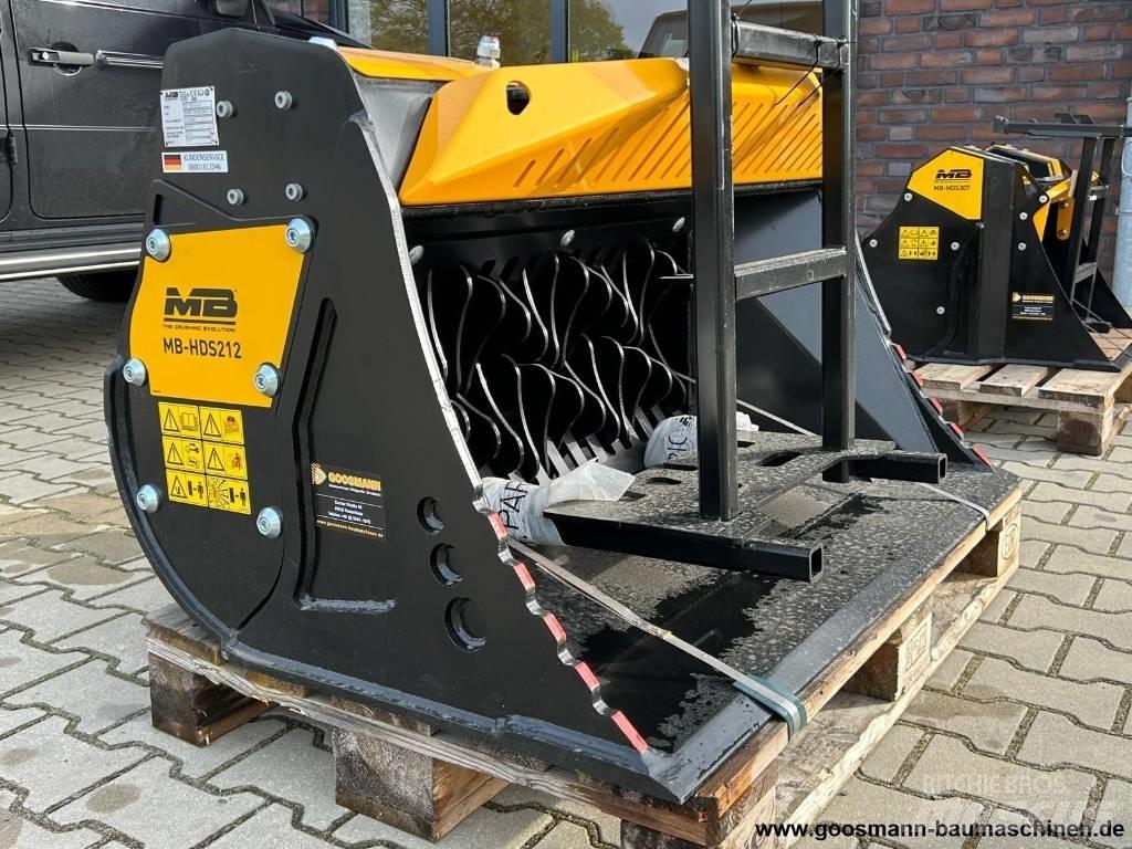 MB Crusher HDS 212 Godets cribleurs