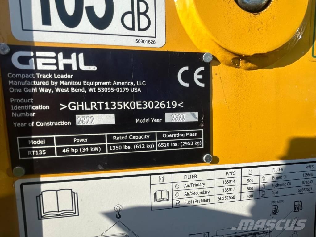 Gehl RT135 Chargeuse compacte