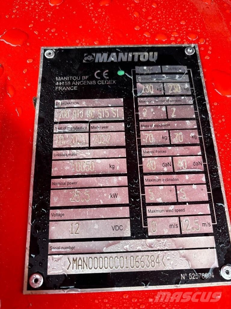Manitou 200 ATJ RC Nacelles articulées