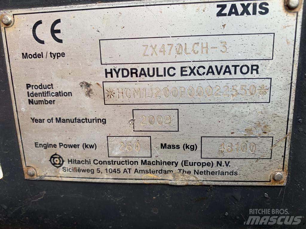  zaxis ZX470LCH-3 Pelle sur chenilles
