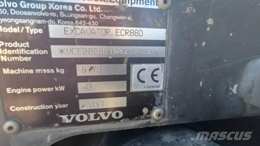 Volvo ECR 88 Mini pelle 7t-12t