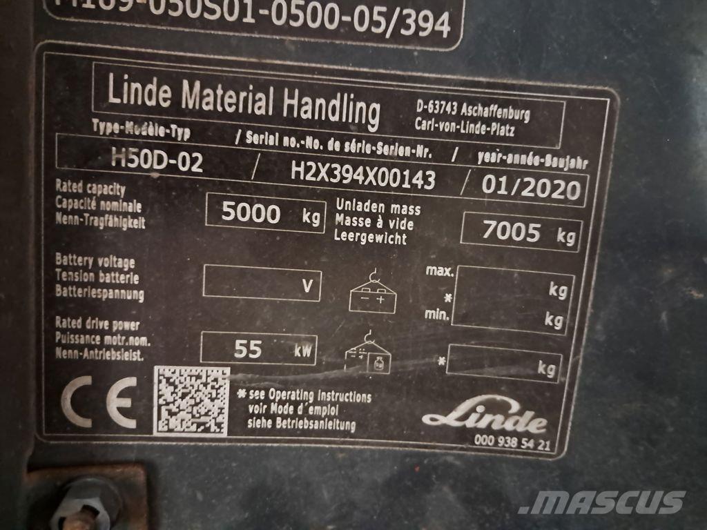 Linde H50D-02 Chariots diesel