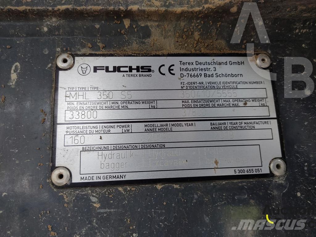 Fuchs MHL 350 Pelle à déchets