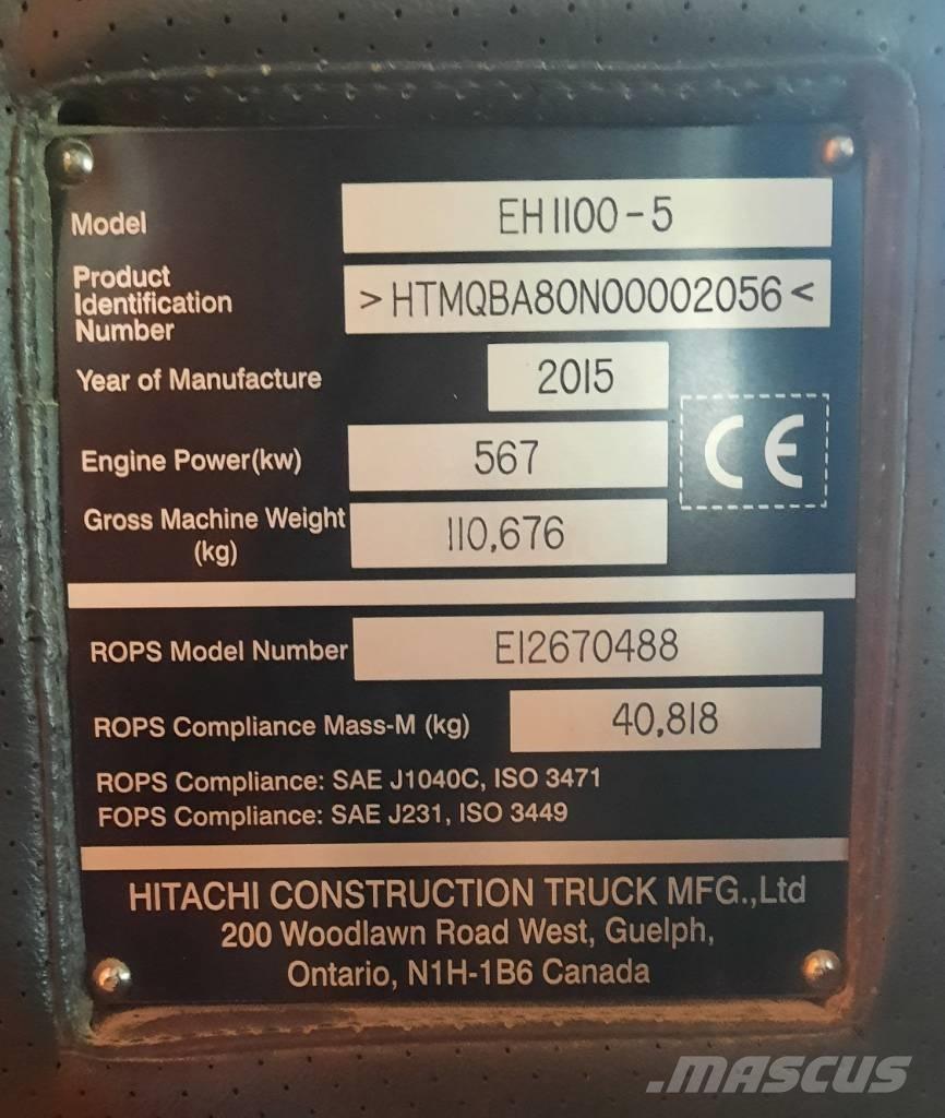 Hitachi EH 1100-5 Tombereau rigide