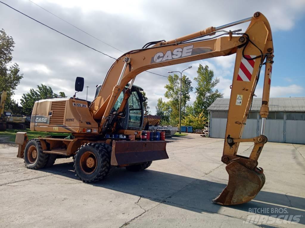 CASE WX 165 Pelle sur pneus
