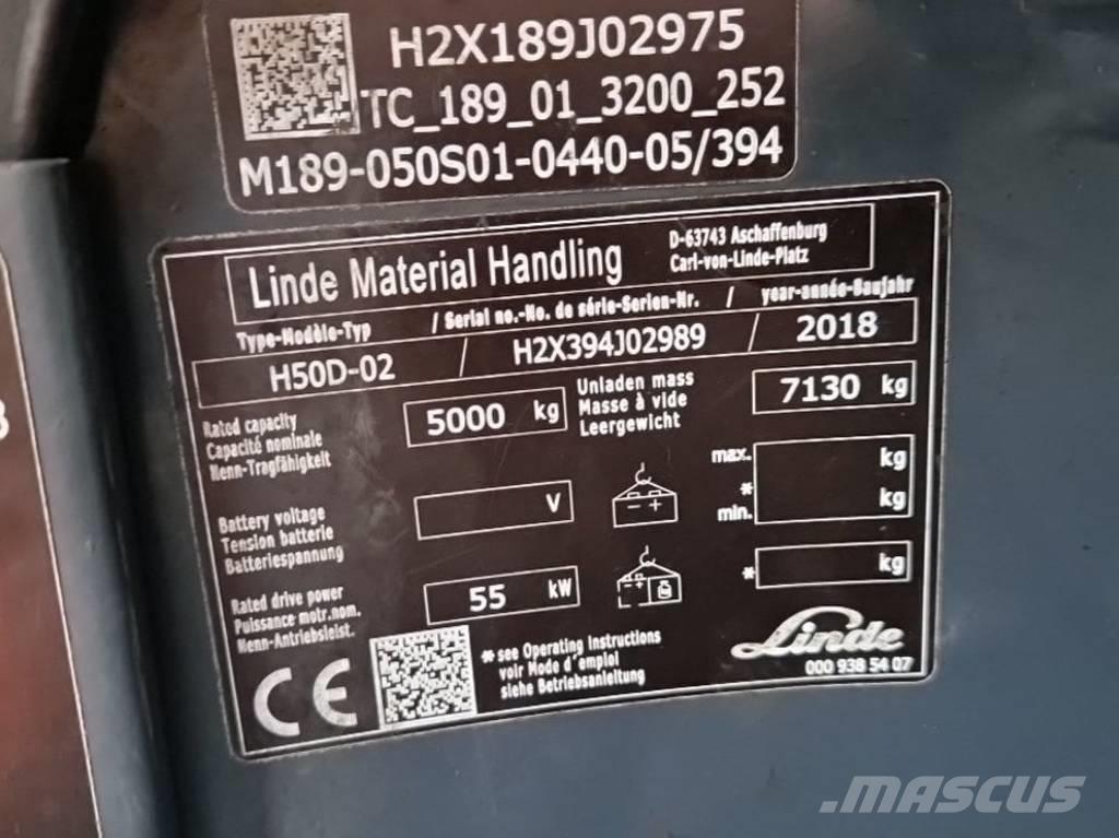 Linde H50D-02 Chariots diesel