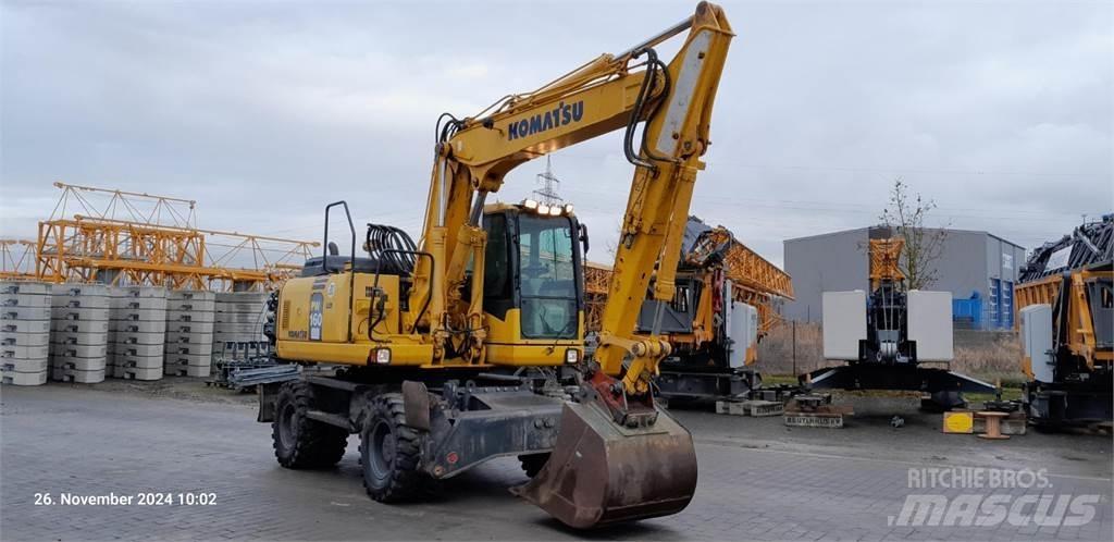 Komatsu PW160-7E0 Pelle sur pneus