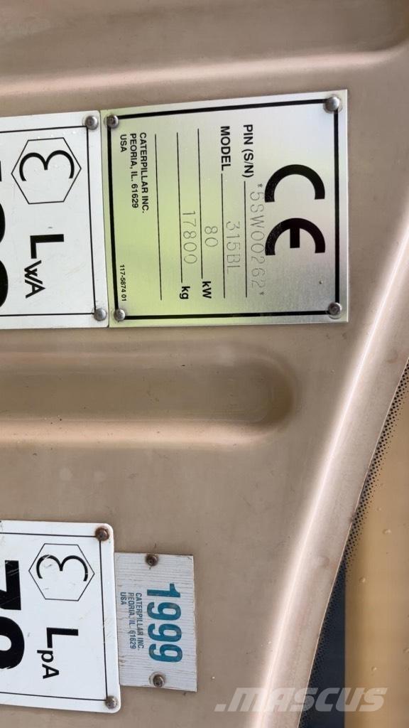 CAT 315 B L Pelle sur chenilles