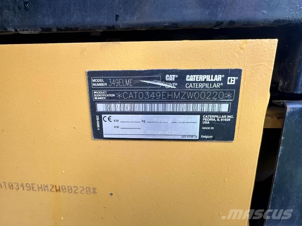 CAT 349 E Pelle sur chenilles
