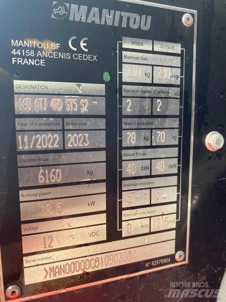 Manitou 160 ATJ Nacelles articulées