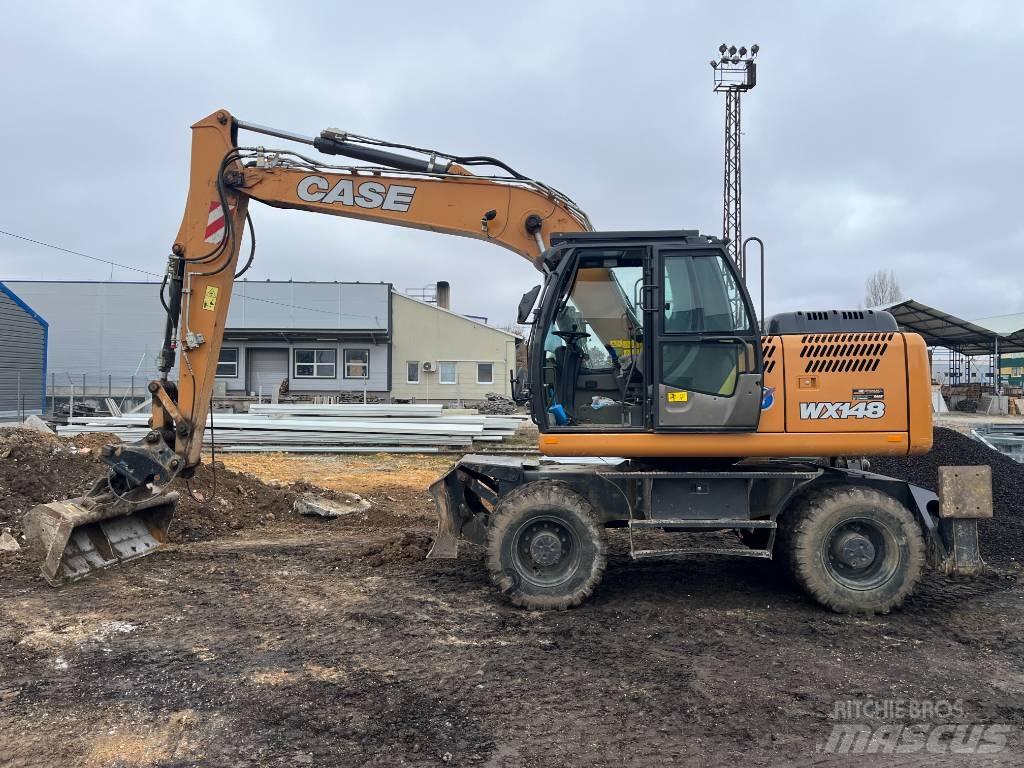 CASE WX 148 Pelle sur pneus