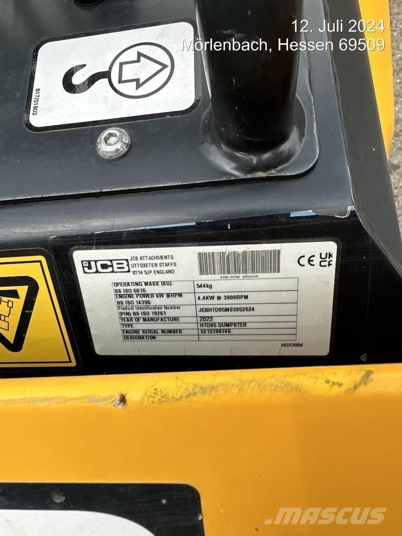 JCB HTD5 Mini tombereau