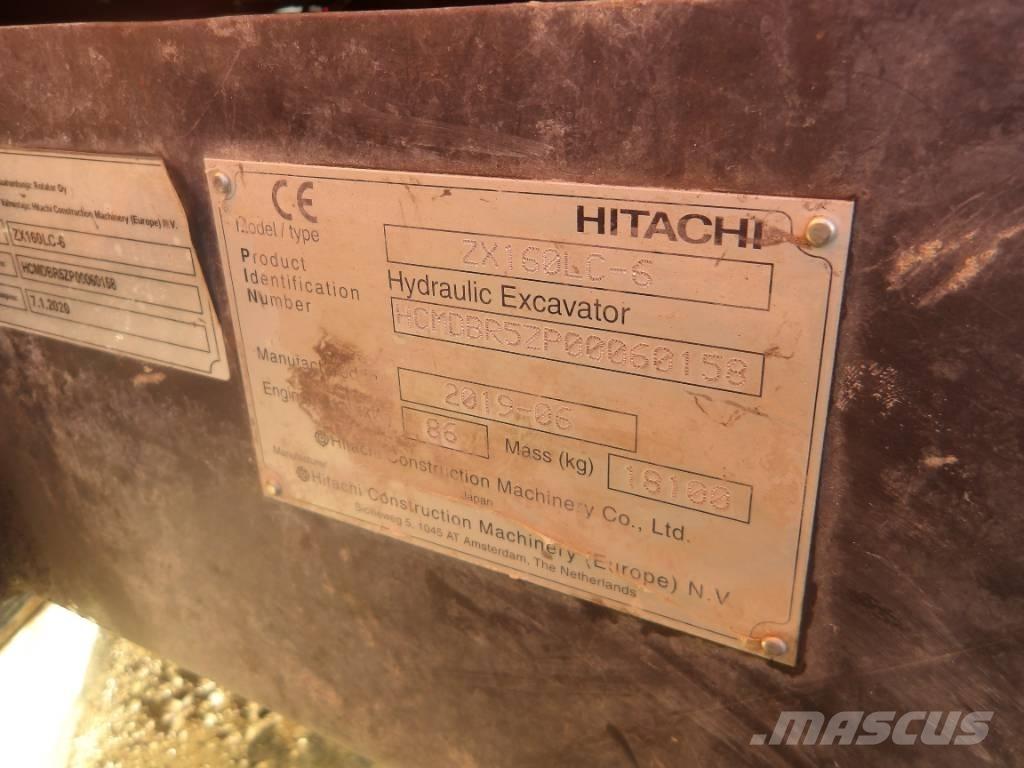 Hitachi ZX 160 LC Pelle sur chenilles