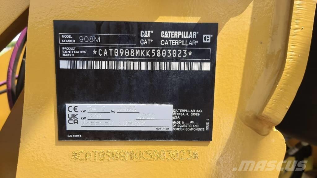 CAT 908M Chargeuse sur pneus