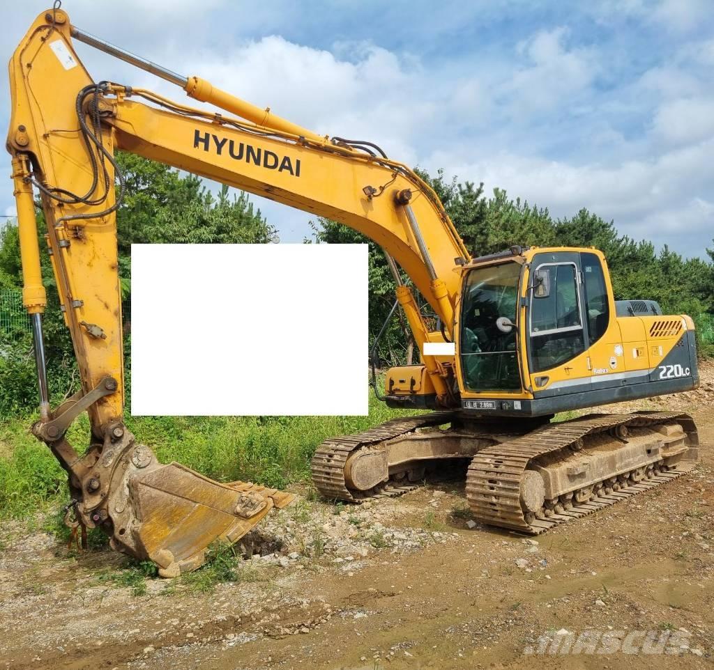 Hyundai Robex 220 LC Pelle sur chenilles