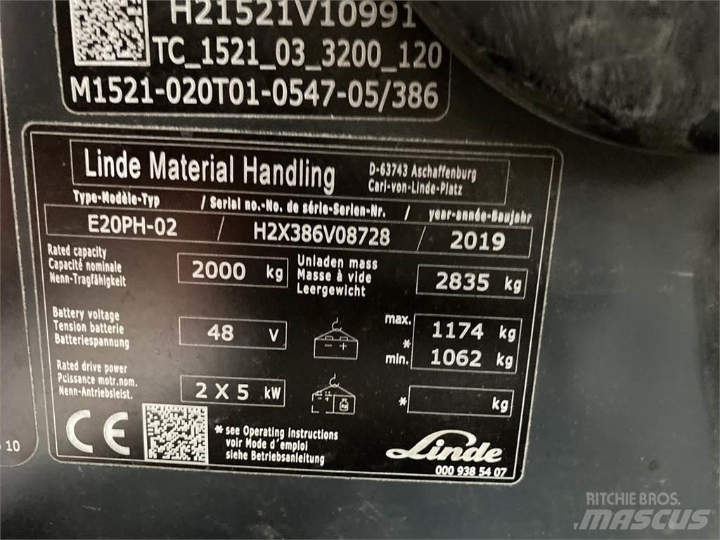 Linde E20PH Chariots élévateurs électriques