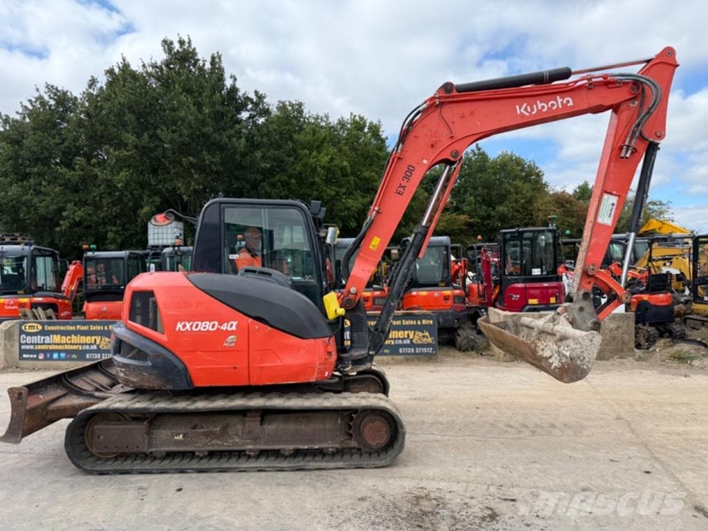 Kubota KX 080-4 Mini pelle 7t-12t