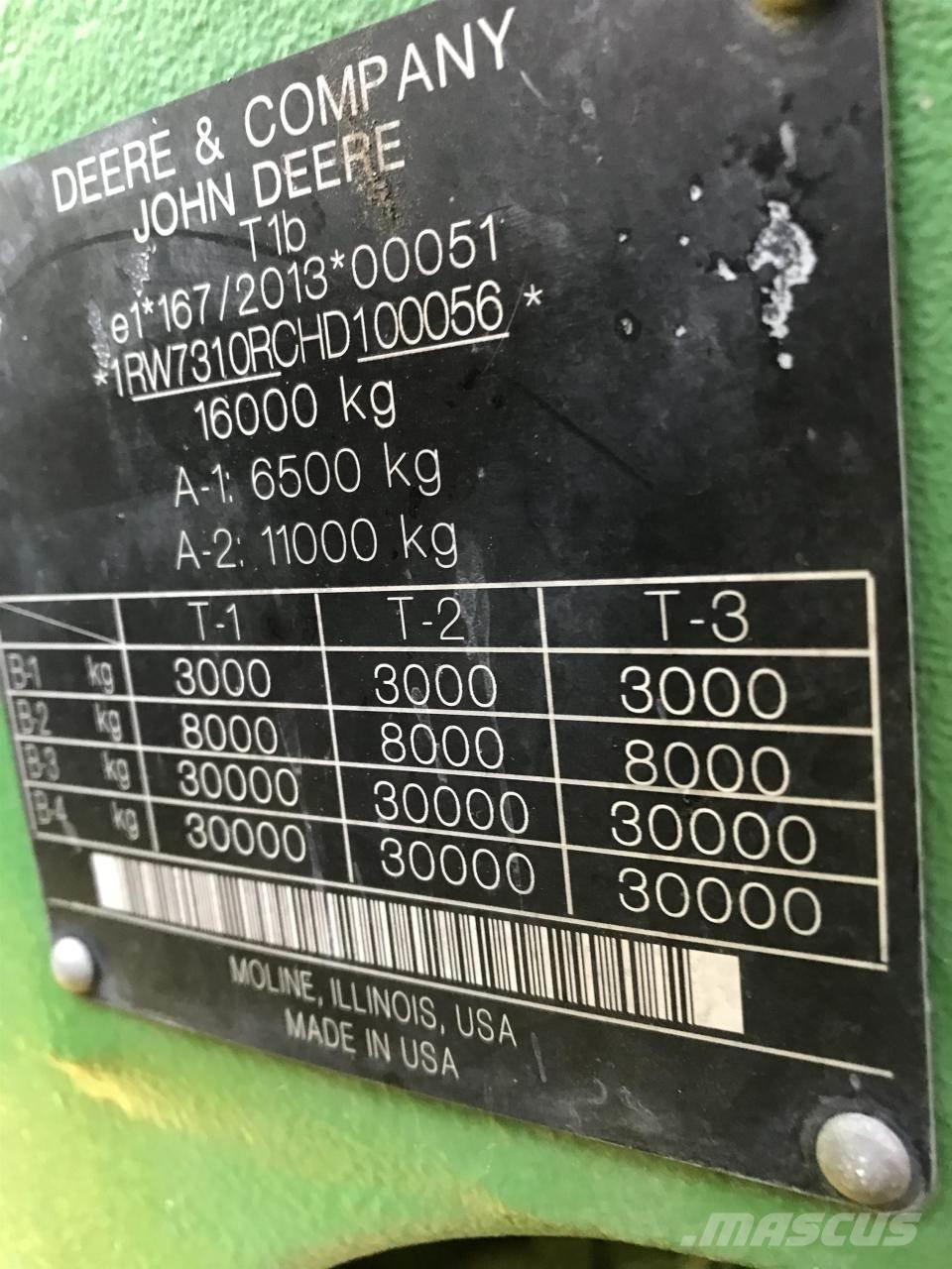 John Deere 7310R Tracteur