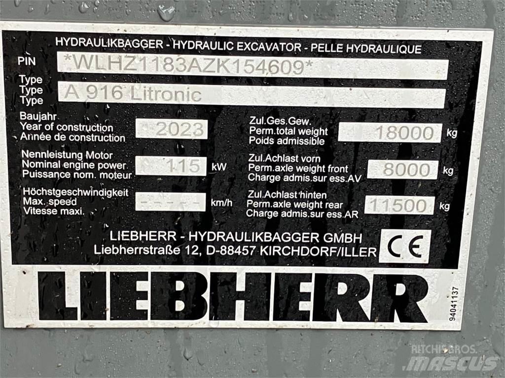 Liebherr A916 Pelle sur pneus