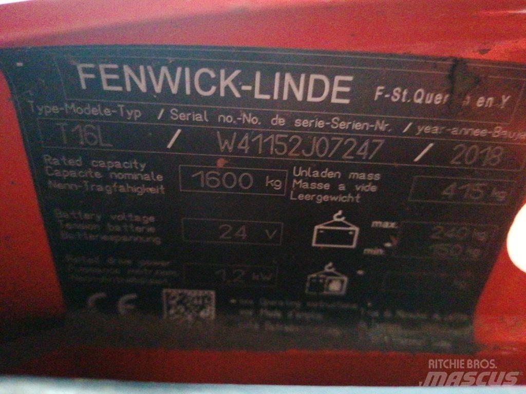 Linde T16L Transpalette accompagnant
