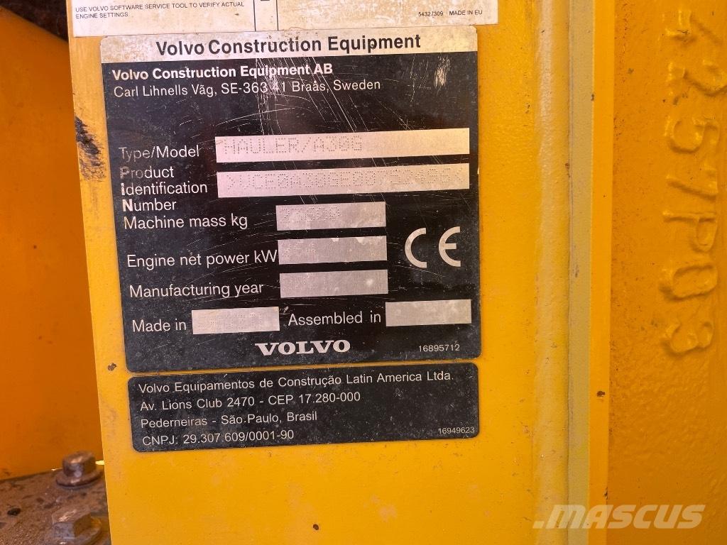 Volvo A 30 G Tombereau articulé