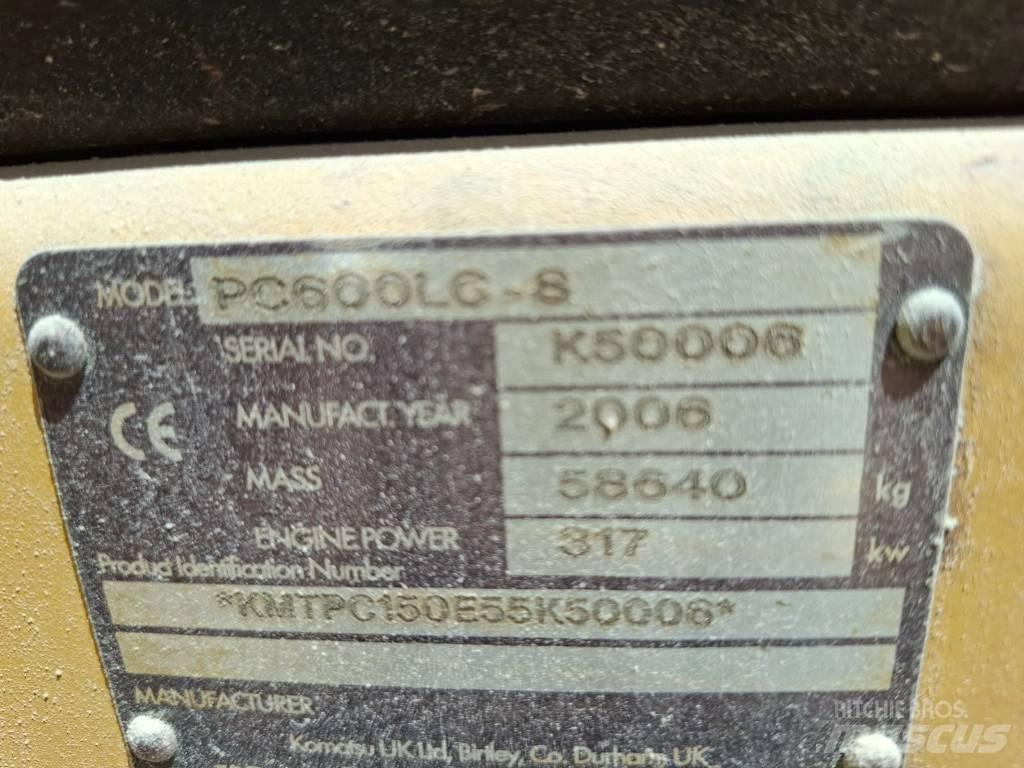 Komatsu PC 600 LC-8 Pelle sur chenilles