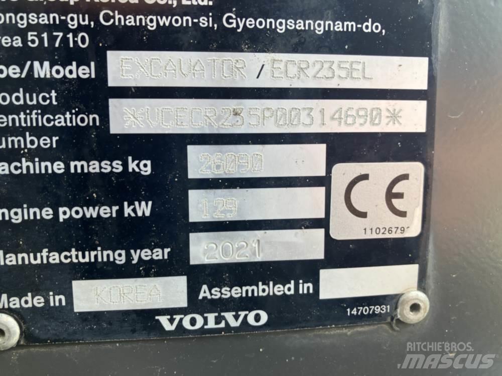 Volvo ECR235EL Pelle sur chenilles