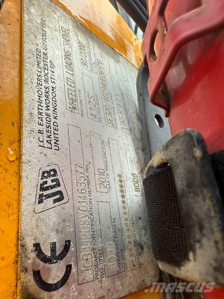 JCB 412 S Chargeuse sur pneus