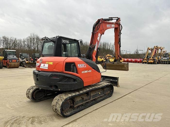 Kubota KX080-4A2 Mini pelle 7t-12t