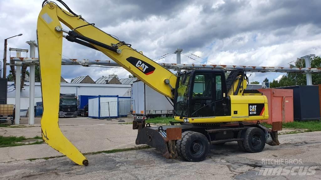 CAT M 318 D MH Pelle à déchets