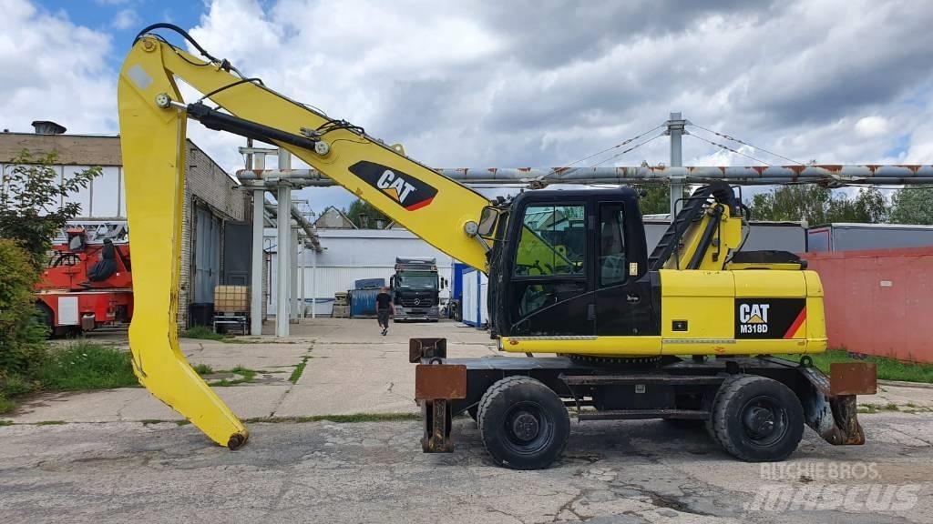 CAT M 318 D MH Pelle à déchets