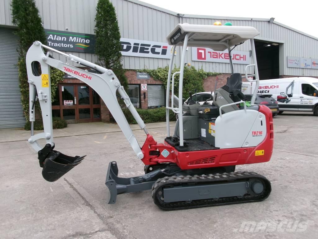 Takeuchi TB 216 Mini pelle < 7t