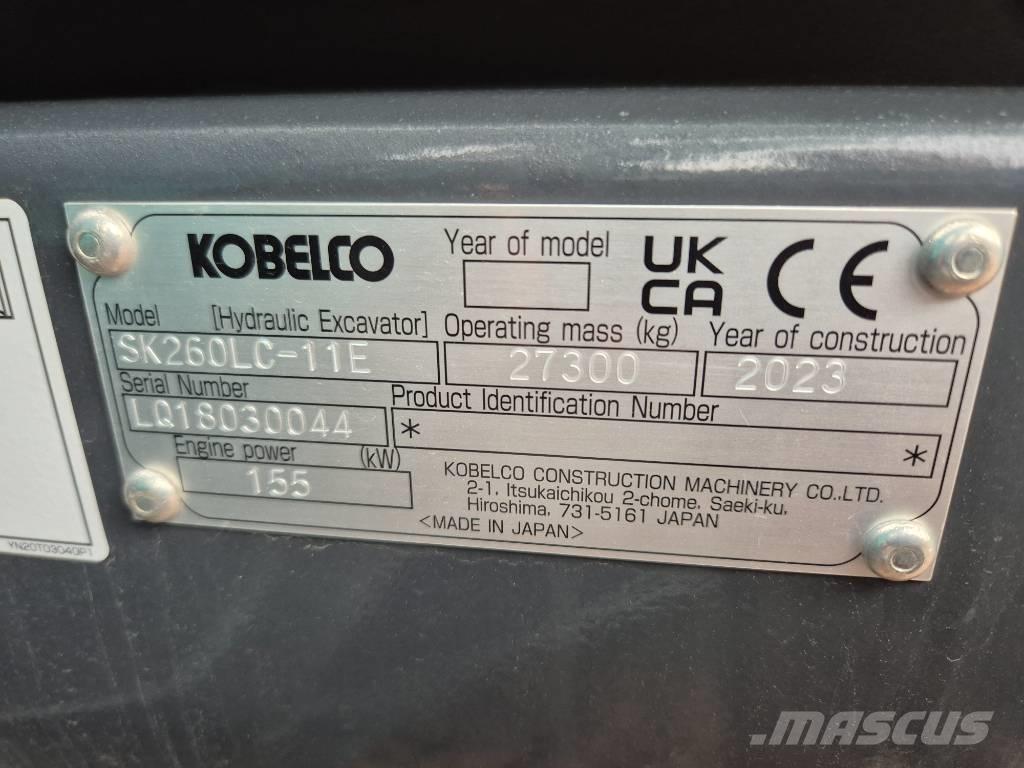 Kobelco SK260LC-11E Pelle sur chenilles