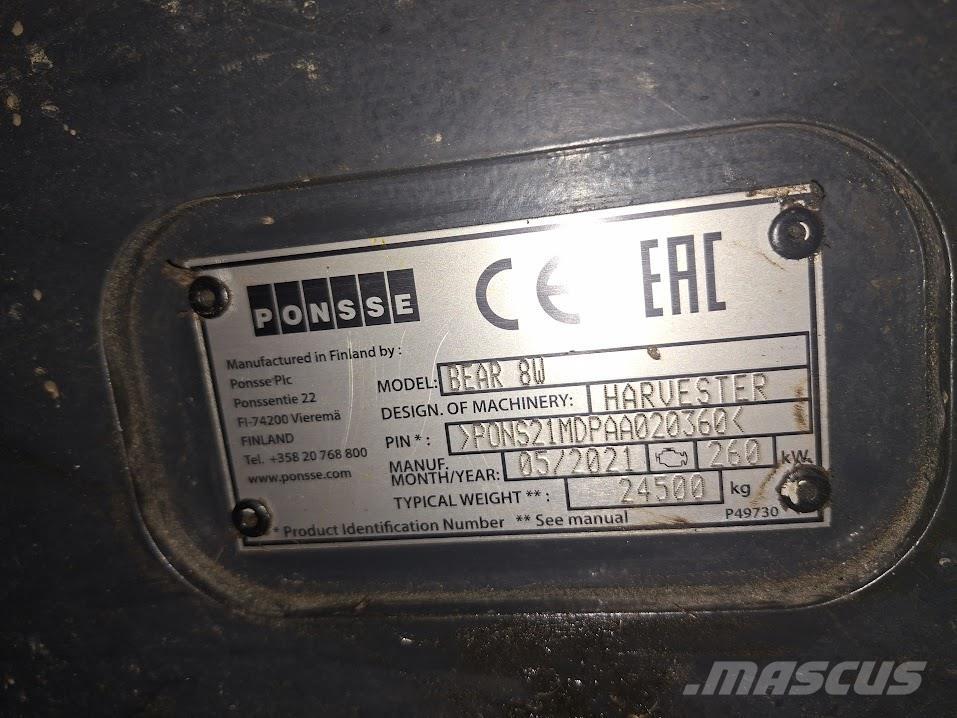 Ponsse Bear 8W Abatteuse