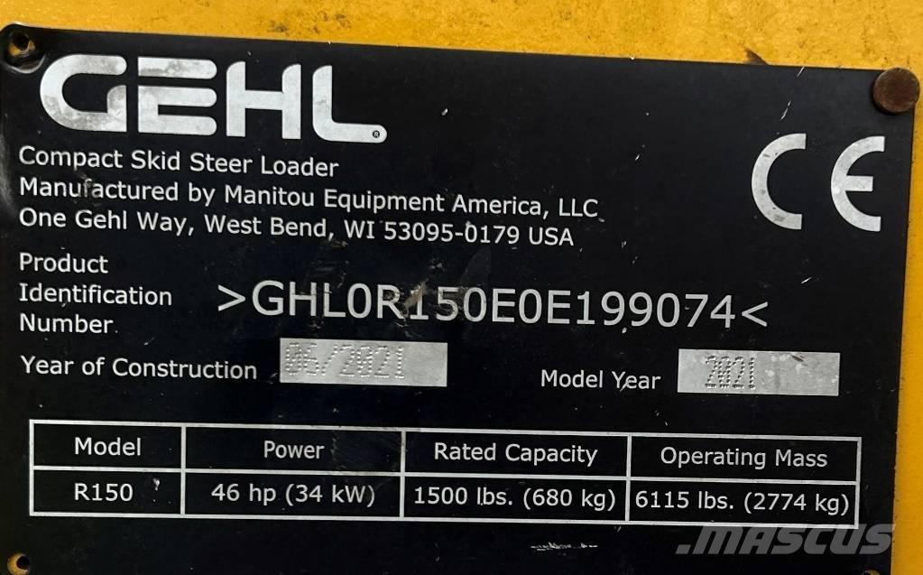 Gehl R150 Mini chargeuse