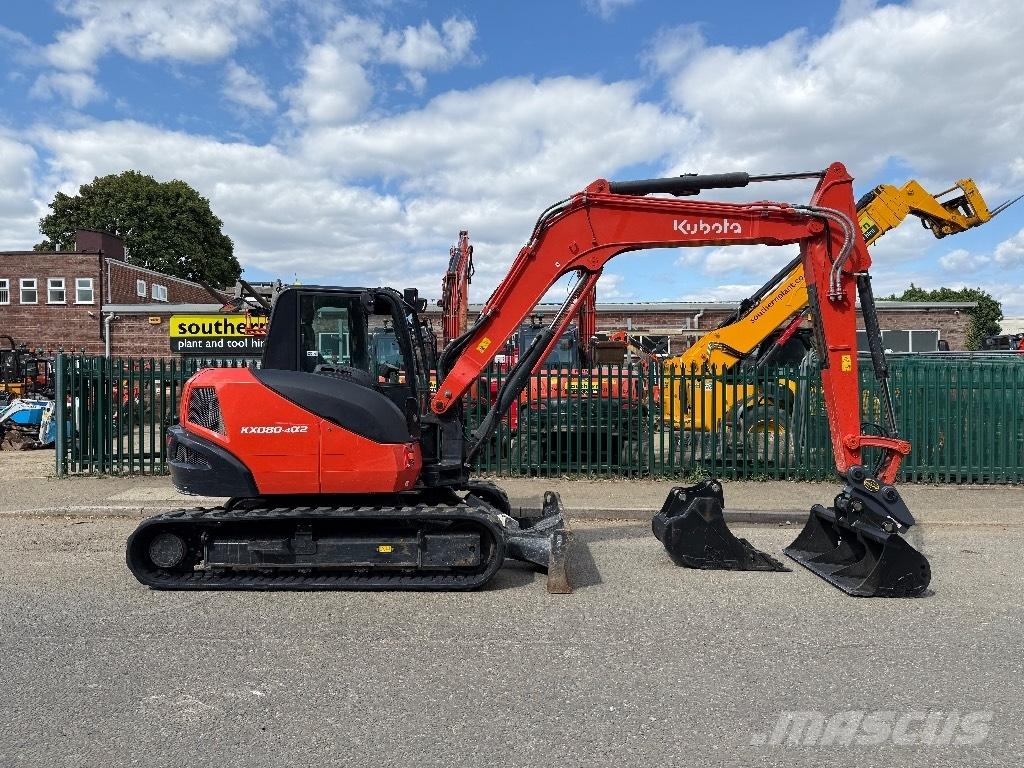 Kubota KX 080-4 Mini pelle 7t-12t