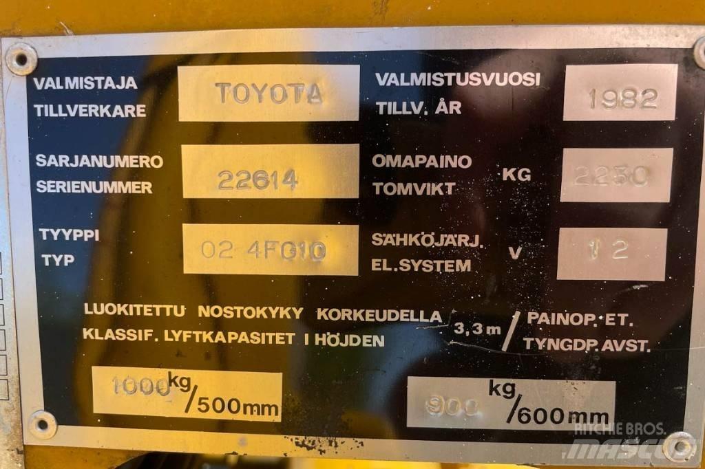 Toyota 02-4FG10 Chariots GPL