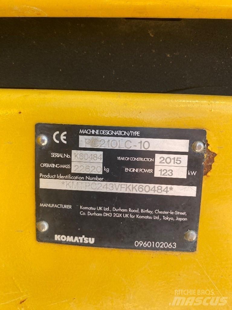 Komatsu PC 210 LC-10 Pelle sur chenilles