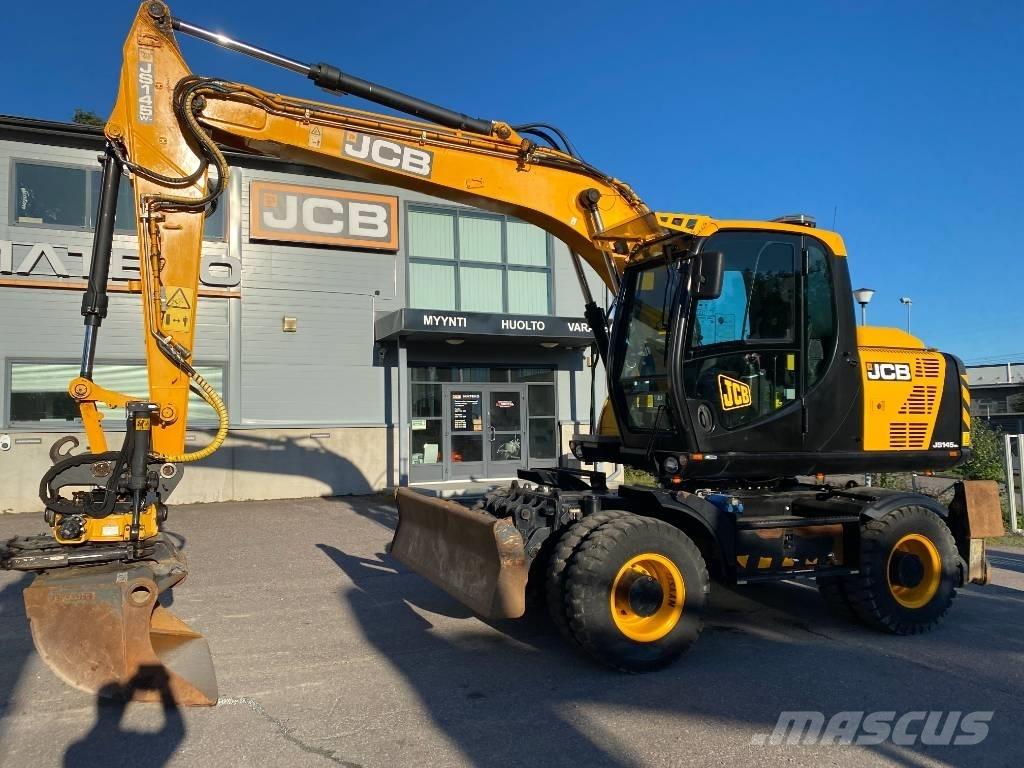JCB JS145W T4i Pelle sur pneus
