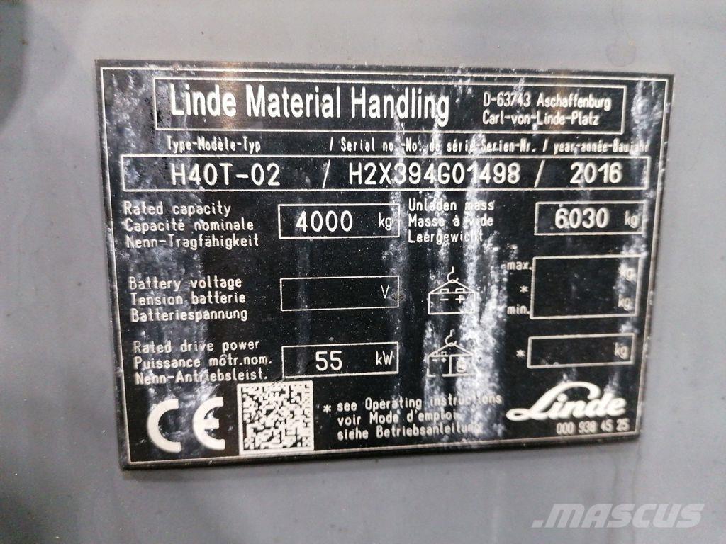 Linde H40T-02 Chariots GPL