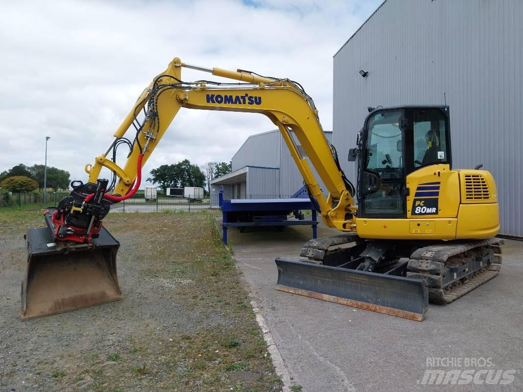 Komatsu PC80MR-5 Mini pelle 7t-12t