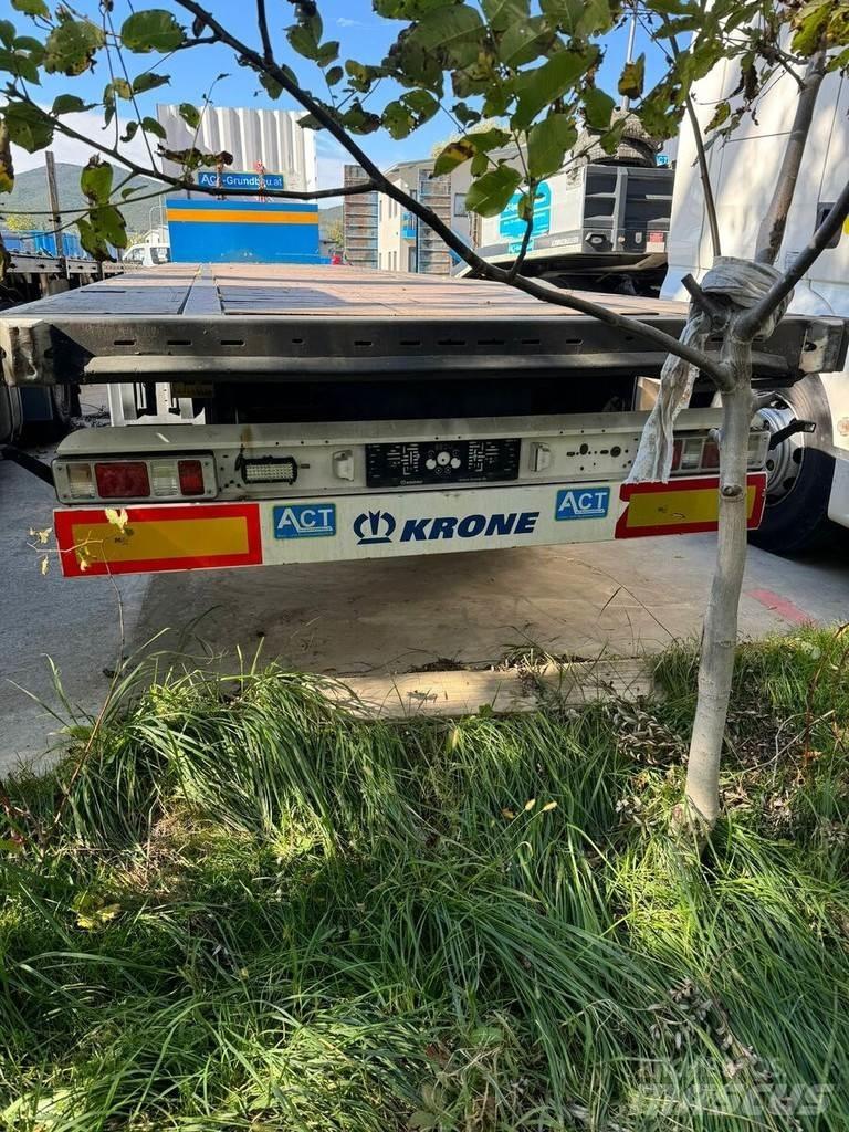 Krone SD Semi remorque plateau ridelle