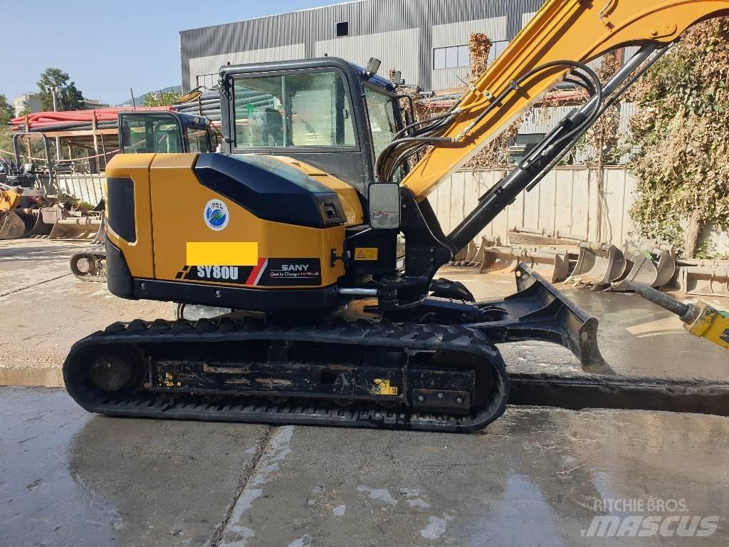 Sany SY 80 U Pelle sur chenilles