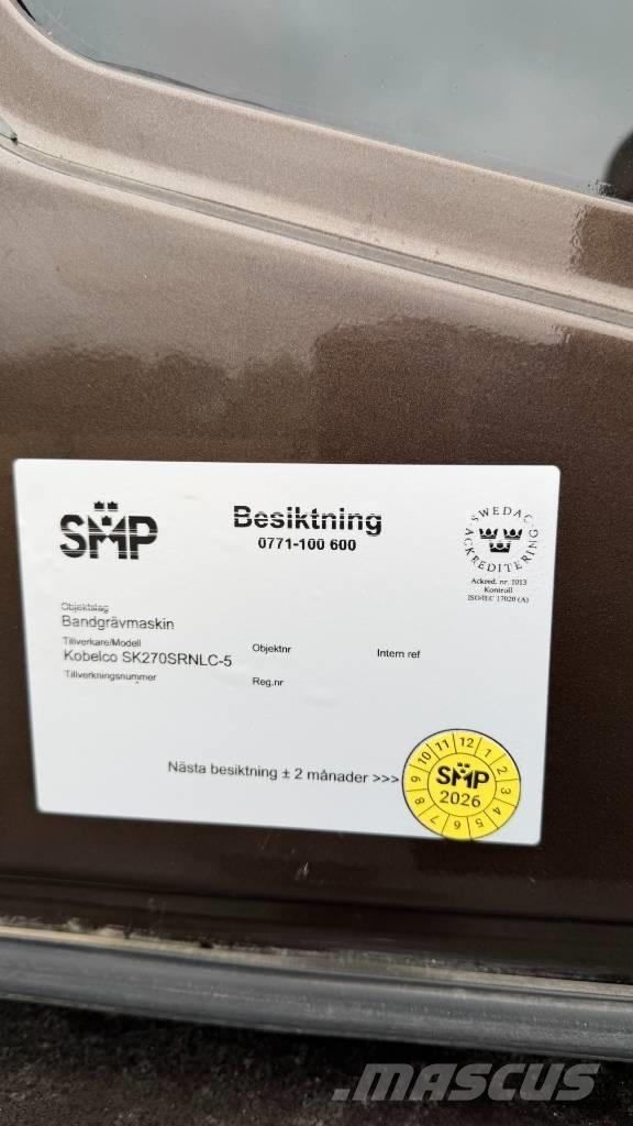 Kobelco SK 270 LC Pelle sur chenilles