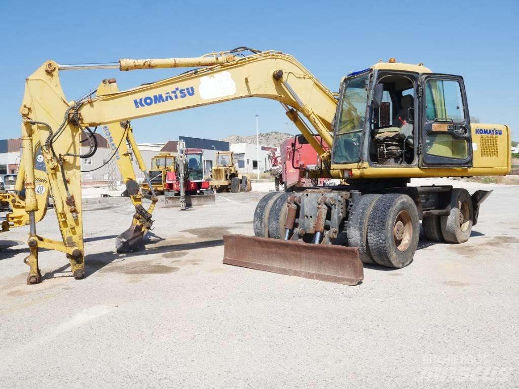Komatsu PW 170 Pelle sur pneus
